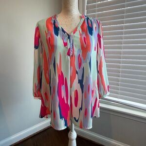 Crosby by Mollie Burch Summer Blouse in Polyester - Size S